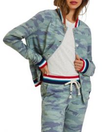 SOL ANGELES Camo Print Bomber Jacket   Bloomingdales at Bloomingdales