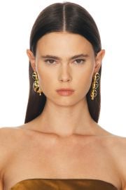 SORDO Puerto Asymmetric Earrings in Gold Plated FWRD at FWRD