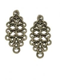 SPARKLE LINK EARRINGS at Jennifer Miller