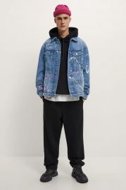 SPLATTERED DENIM JACKET at Zara