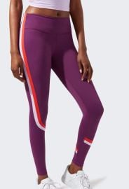 SPLITS59 Eden Mid-Rise Techflex 78 Legging In Purple at Shop Simon