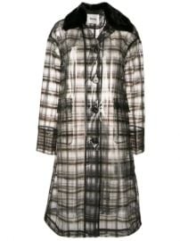 STAND STUDIO Check Raincoat - Farfetch at Farfetch