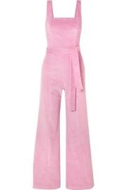 STAUD - Travis belted cotton-blend corduroy jumpsuit at Net A Porter