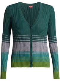 STAUD Cargo Ribbed Cardigan - at Farfetch