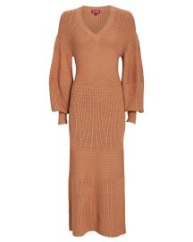 STAUD Carnation Knit Midi Dress at Intermix