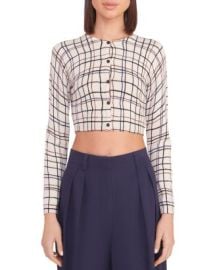 STAUD Deanna Cropped Sweater Bloomingdales at Bloomingdales