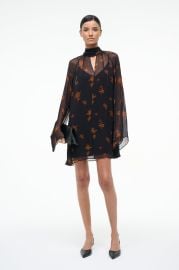 STAUD ESTHER MINI DRESS AUTUMN NIGHT at Staud
