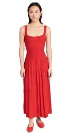 STAUD Ellison Dress Red Rose XL at Shopbop