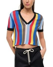 STAUD Hamel Cropped Top Swim Cover-Up Bloomingdales at Bloomingdales