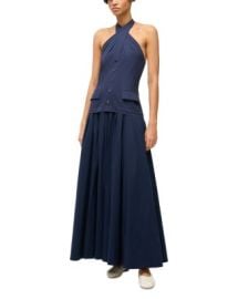 STAUD Harrington Low Back Dress Bloomingdales at Bloomingdales