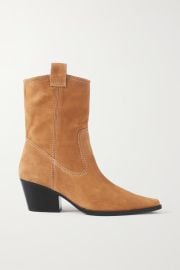 STAUD June suede ankle boots NET-A-PORTER at Net a Porter