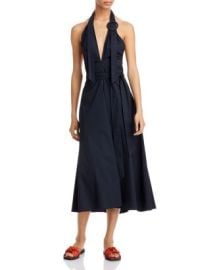 STAUD Kai Low Back Halter Dress   Bloomingdales at Bloomingdales