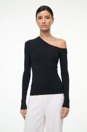STAUD LOIS TOP BLACK at Staud