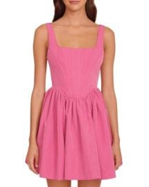 STAUD Landscape Bustier Mini Dress Bloomingdales at Bloomingdales