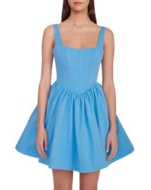 STAUD Landscape Bustier Mini Dress Bloomingdales at Bloomingdales