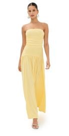 STAUD Mariana Dress Pale Honey S at Shopbop