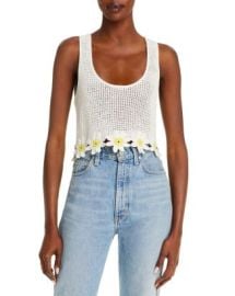 STAUD Portofino Crochet Tank Top   Bloomingdales at Bloomingdales