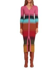 STAUD Shoko Striped Sweater Dress Bloomingdales at Bloomingdales