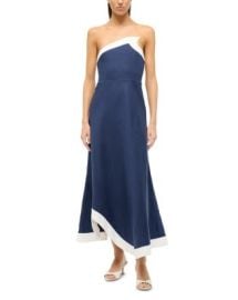 STAUD Sirani Linen Dress Bloomingdales at Bloomingdales