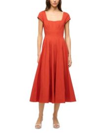 STAUD Wells Midi Dress Bloomingdales at Bloomingdales