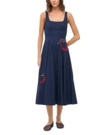 STAUD Wells Poplin Dress Bloomingdales at Bloomingdales