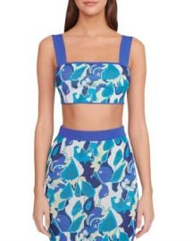 STAUD Zola Knit Crop Top Bloomingdales at Bloomingdales