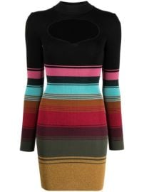 STAUD cut-out Knitted Midi Dress - at Farfetch