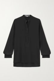 STELLA MCCARTNEY NET SUSTAIN Eva silk crepe de chine blouse NET-A-PORTER at Net a Porter