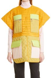 STELLA NOVA Debra Quilted Colorblock Jacket in Multicolor Size 10 Us at Nordstrom