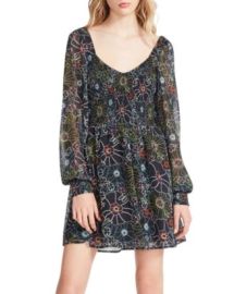 STEVE MADDEN Color Me Lucky Floral Chiffon Dress Bloomingdales at Bloomingdales