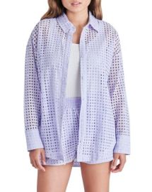 STEVE MADDEN Poppy Eyelet Shirt Bloomingdales at Bloomingdales