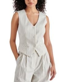 STEVE MADDEN Selene Striped Vest Bloomingdales at Bloomingdales