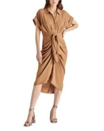 STEVE MADDEN Tori Tie Front Shirt Dress Bloomingdales at Bloomingdales