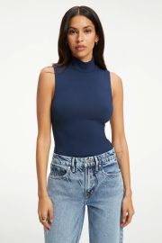 STRETCH JERSEY TURTLENECK BODY at Good American