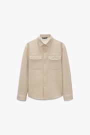 STRETCH OVERSHIRT - Beige   United States at Zara