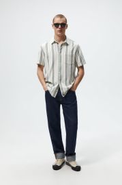 STRIPED SHIRT - Ecru   United States at Zara