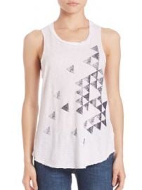 SUNDRY - Triangles Sleeveless Tank Top at Saks Fifth Avenue