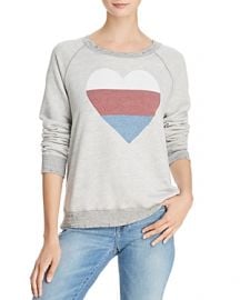 SUNDRY HEART DISTRESSED SWEATSHIRT at Bloomingdales