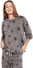 SUNDRY Star Puffed Sleeve Sweatshirt 1  Amazonca Clothing Shoes amp Accessories at Amazon