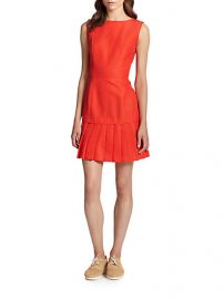 SUNO - Coated Pleated-Hem Dress at Saks Fifth Avenue