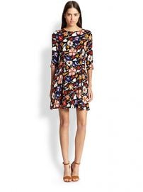 SUNO - Floral Fit and Flare Dress at Saks Fifth Avenue