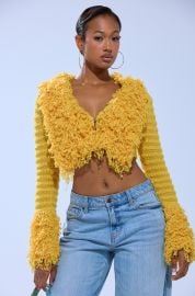 SUNSHINE QUEEN FRINGE SWEATER AKIRA at Akira