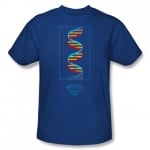 SUPERMAN Science Royal Blue Shirt at Comic Center