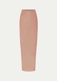 SWAROVSKI x SKIMS Jelly Sheer Crystal-Embellished Maxi Tube Skirt - at Bergdorf Goodman