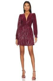 Sabina Musayev Adi Dress in Ruby Wine at Revolve