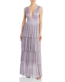 Sabina Musayev Alpha Pleated Knit Layered Maxi Dress Bloomingdales at Bloomingdales