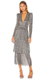 Sabina Musayev Carry Dress in Multicolor Silver at Revolve