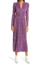 Sabina Musayev Hadar Long Sleeve Dress in Garnet Iris  at Nordstrom