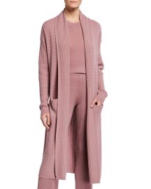 Sablyn Cashmere Cable-Knit Sweater Duster at Neiman Marcus