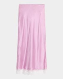 Sablyn Miranda Bias Cut Silk Skirt at Neiman Marcus